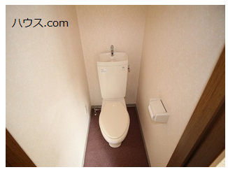 国立市内のトリミングサロン向け賃貸店舗物件トイレ画像