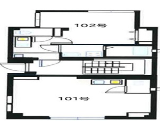 平面図（投稿の写真サイズの関係から図面が変形しています。）
